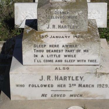 HARTLEY J.R. -1929 &amp; Ethelwynne -1924