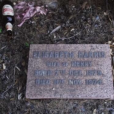 HARRIS Elizabeth 1879-1974