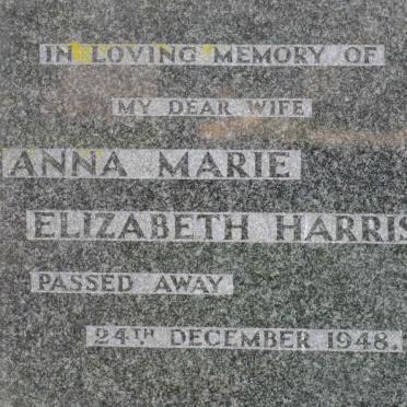 HARRIS Anna Marie Elizabeth -1948