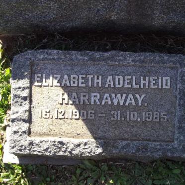 HARRAWAY Elizabeth Adelheid 1906-1985