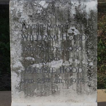 HOOD William -1950 &amp; Maysie -1974