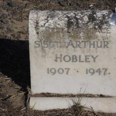 HOBLEY Arthur P. 1907-1947