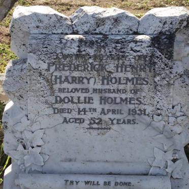 HOLMES Frederick Henry -1931 &amp; Dolly -1931