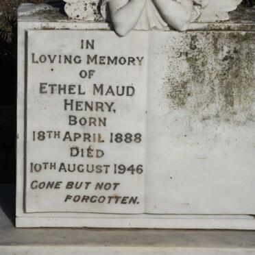 HENRY Ethel Maud 1888-1946