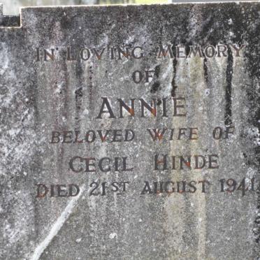 HINDE Annie -1941