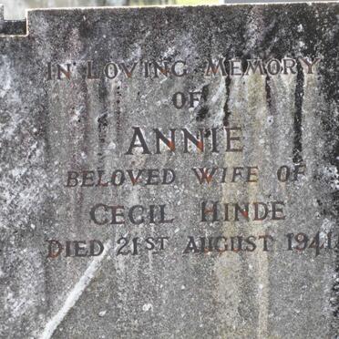 HINDE Annie -1941