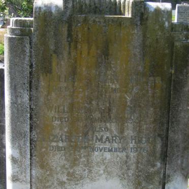 HIGGS William John -195? :: HIGGS William Alf -1954 :: HIGGS Elizabeth Mary -1976