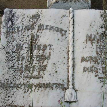 HIRST W. -1936 &amp; Margaret 1880-1974