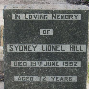 HILL Sydney Lionel -1952