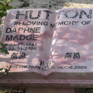 HUTTON Daphne Madge 1941-2005