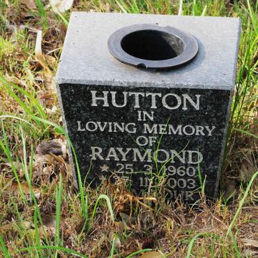 HUTTON Raymond 1960-2003