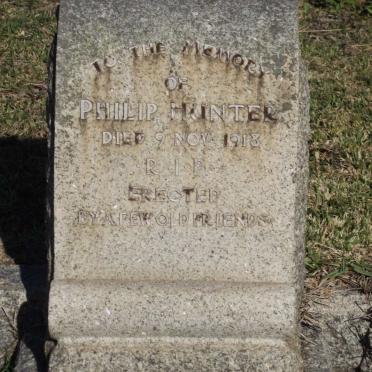 HUNTER Philip -1913