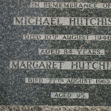 HUTCHINSON Michael -1946 &amp; Margaret -1965 