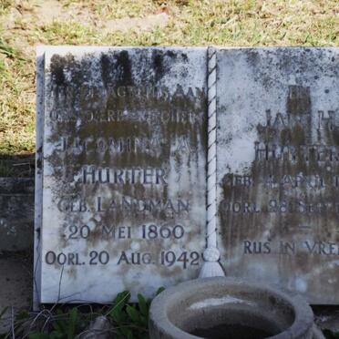 HURTER Jan H 1860-1950 &amp; Jacomina H. LANDMAN 1860-1942 