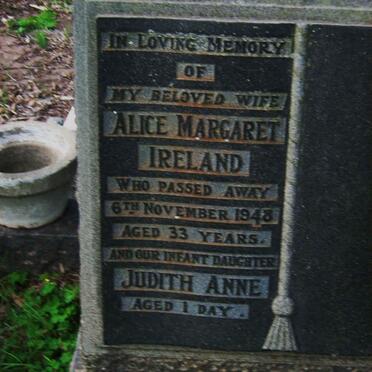 IRELAND Alice Margaret -1948 :: IRELAND Judith Ann