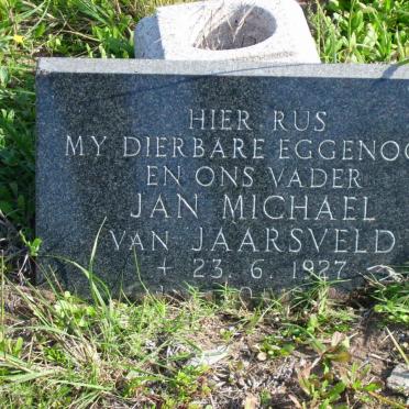 JAARSVELD Jan Michael, van -1927