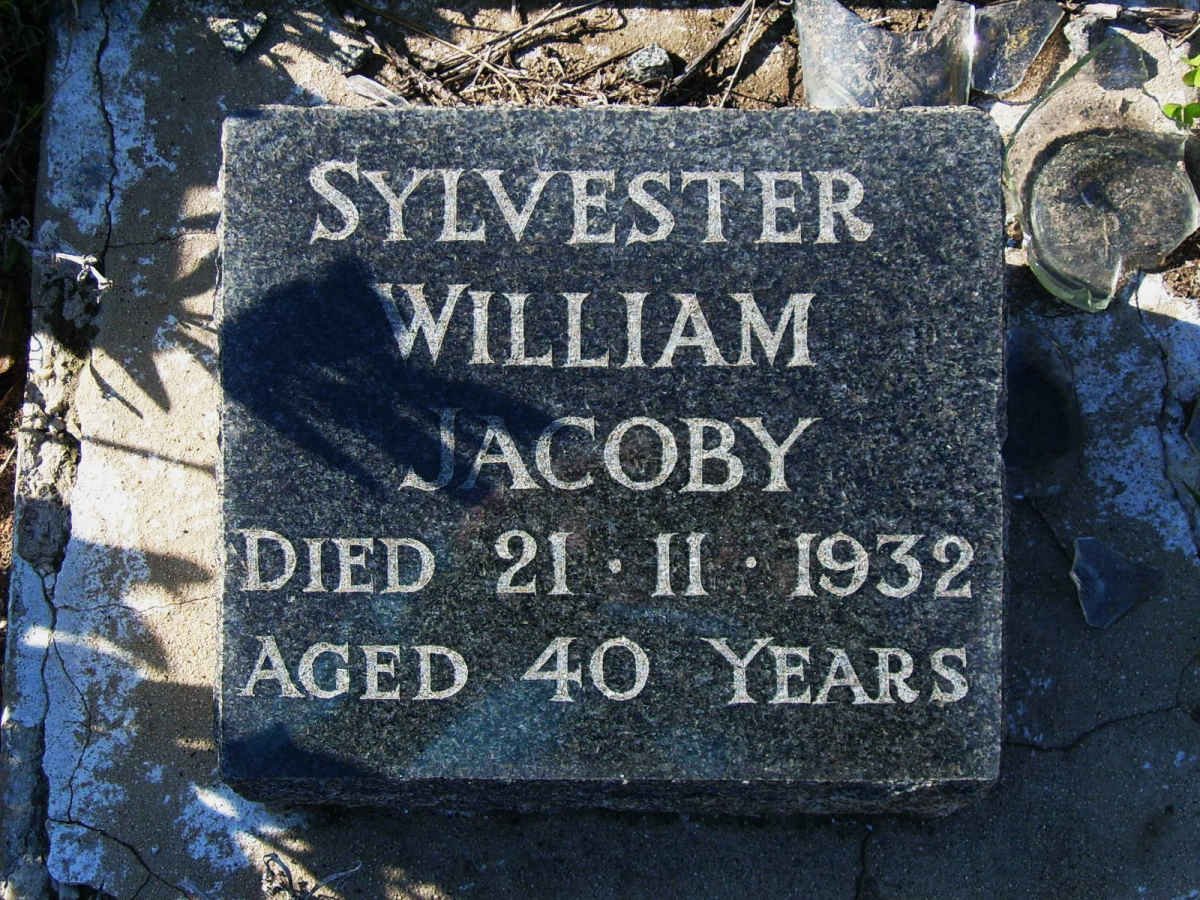 JACOBY Sylvester William -1932