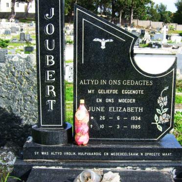 JOUBERT June Elizabeth 1934-1985