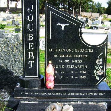 JOUBERT June Elizabeth 1934-1985