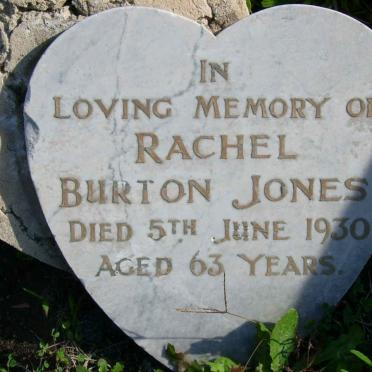 JONES Rachel Burton -1930