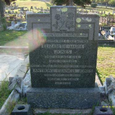 JONES Anthony Francis -1959 &amp;  Elizabeth Maria -1944