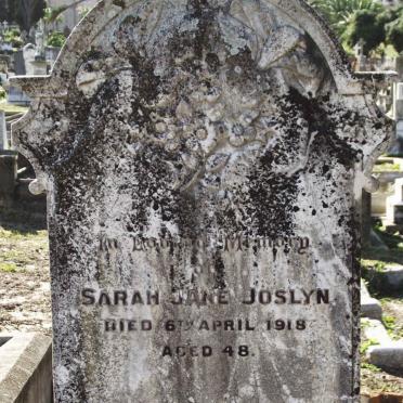 JOSLYN Sarah Jane -1918