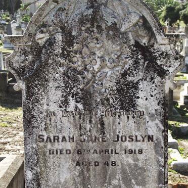 JOSLYN Sarah Jane -1918
