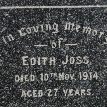 JOSS Edith -1914