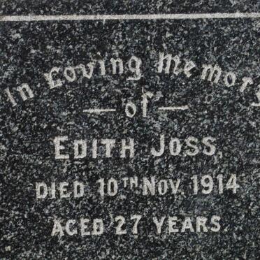 JOSS Edith -1914
