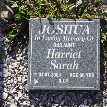 JOSHUA Harriet Sarah -2003