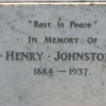 JOHNSTONE Henry 1884-1937
