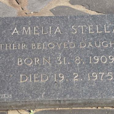 JONES Amelia Stella 1909-1975