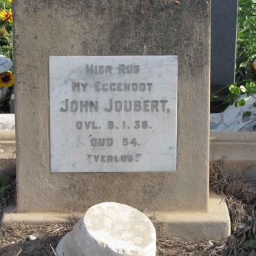 JOUBERT John -1938
