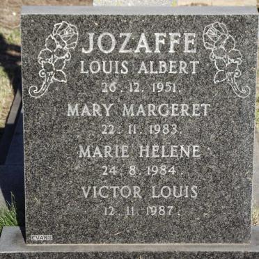 JOZAFFE Louis Albert -1951 :: JOZAFFE Mary Margaret -1983 :: JOZAFFE Marie Helene -1984 :: JOZAFFE Victor Louis -1987