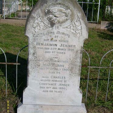 JENNER Benjamin -1905  &amp;  Mary Jane -1906 :: JENNER Charles -1950