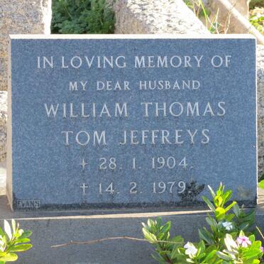 JEFFEREYS William Thomas Tom 1904-1979