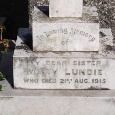 LUNDIE Mary -1915