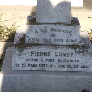 LUNDY Pierre -1924