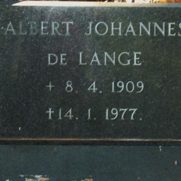 LANGE Alberto Johannes, de 1909-1977