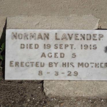 LAVENDER Norman -1915
