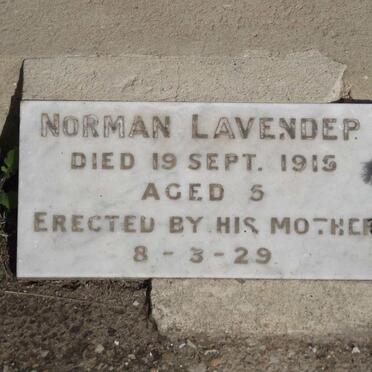 LAVENDER Norman -1915