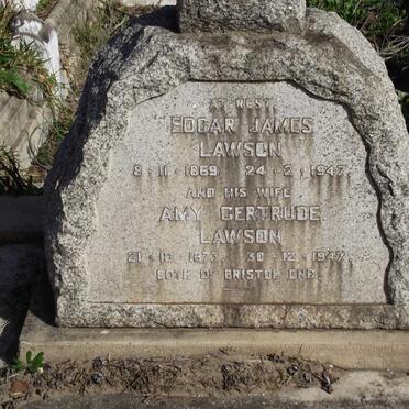 LAWSON Edgar James 1869-1947 &amp; Amy Gertrude 1873-1947