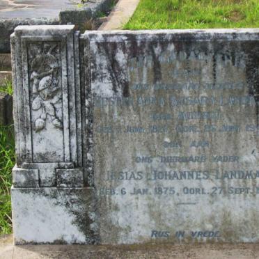 LANDMAN Jesias Johannes 1875-1941 &amp;  Hester Anna Susara MUNRO 1877-1940