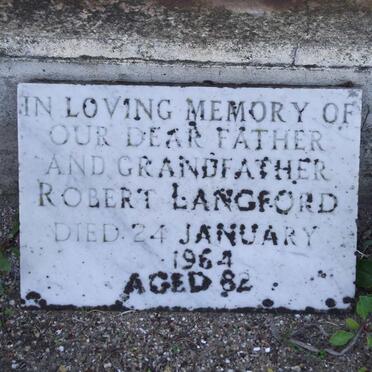 LANGFORD Robert -1964