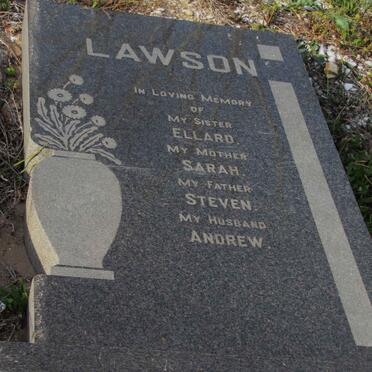 LAWSON Ellard :: LAWSON Sarah :: LAWSON Steven :: LAWSON Andrew