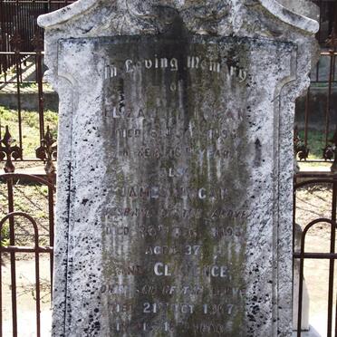 LOGAN James -1896 &amp; Elizabeth -1896 :: LOGAN Clarence -1907