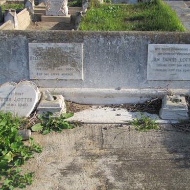 LOTTER Jan Daniel 1870-1945 &amp; Helen -1960 :: LOTTER Peter -1946