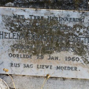 LOTTER Jan Daniel 1870-1945 &amp; Helen -1960 :: LOTTER Peter -1946 