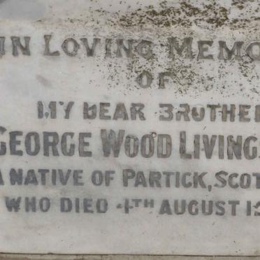 LIVINGSTON George Wood -1918