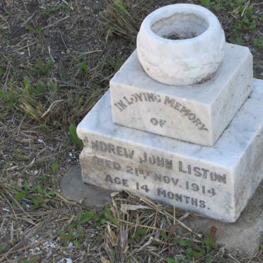 LISTON Andrew John -1914